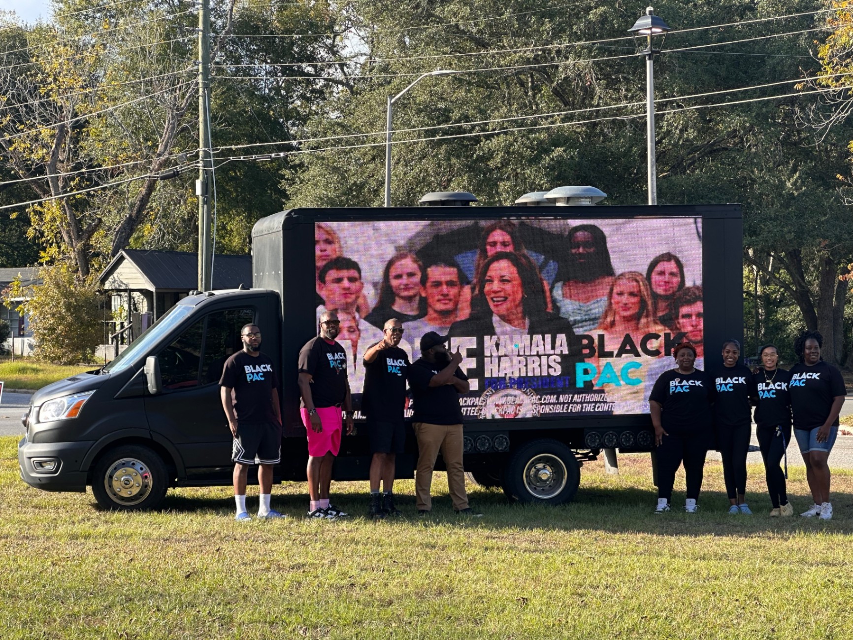 BlackPAC for Harris — multi-state GOTV activation with field team.